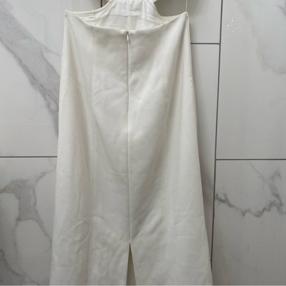 MISHA COLLECTION Ivory Cut-Out Midi Dress - Picture 6 of 8